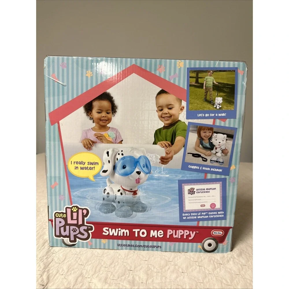 Little Tikes Cute Lil' Pups Swim to Me Puppy Dalmatian Puppy-NIB
